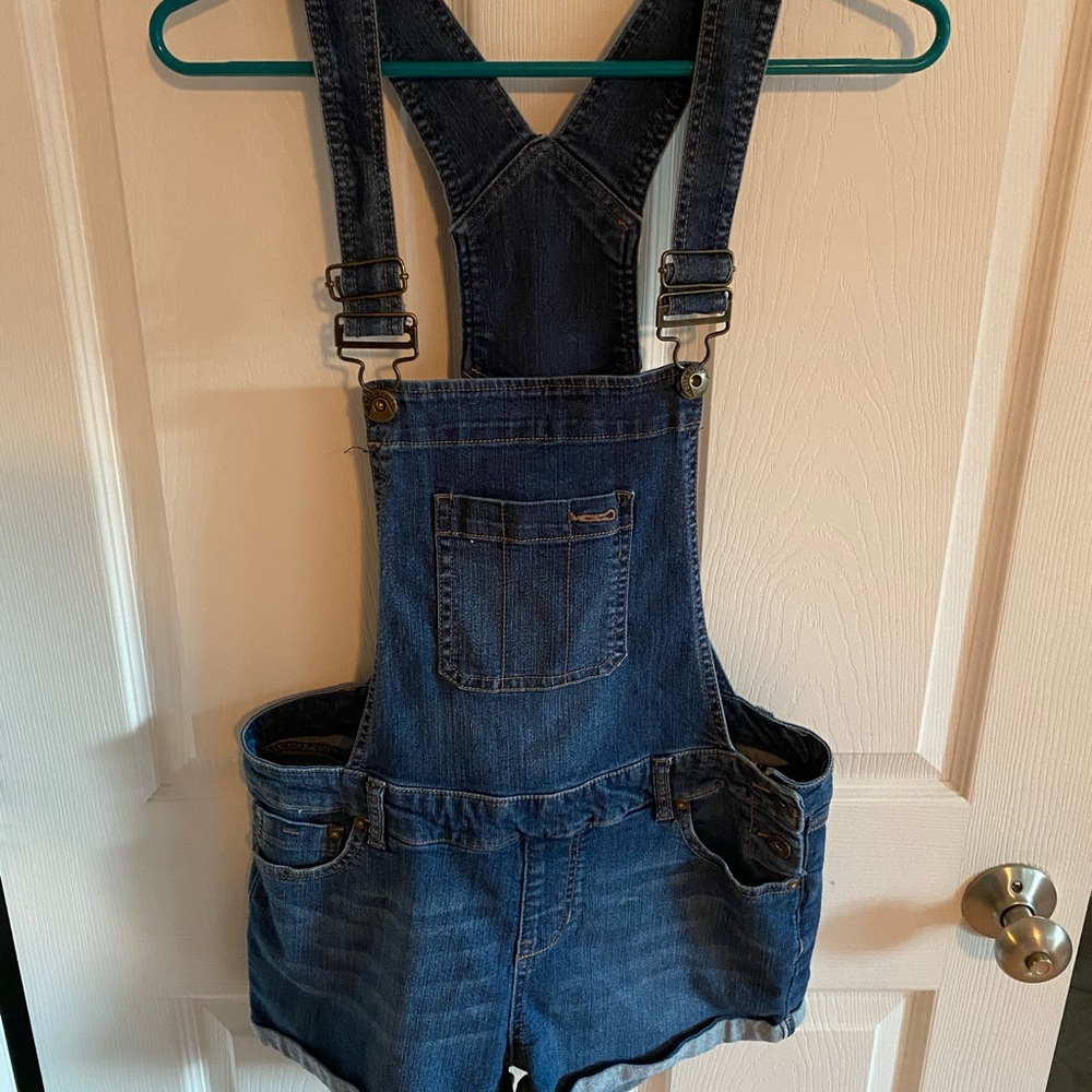 Overall Jean shorts